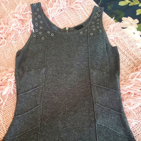 Moto Bodycon Knit Dress - Picture 2 of 4